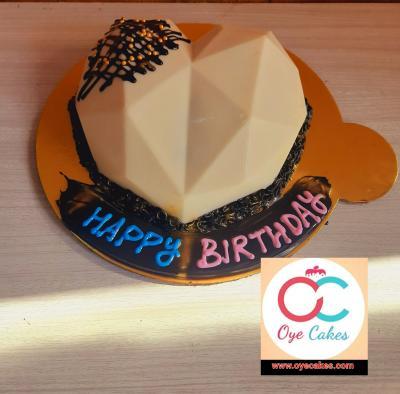 Pinata white chocolate cake
