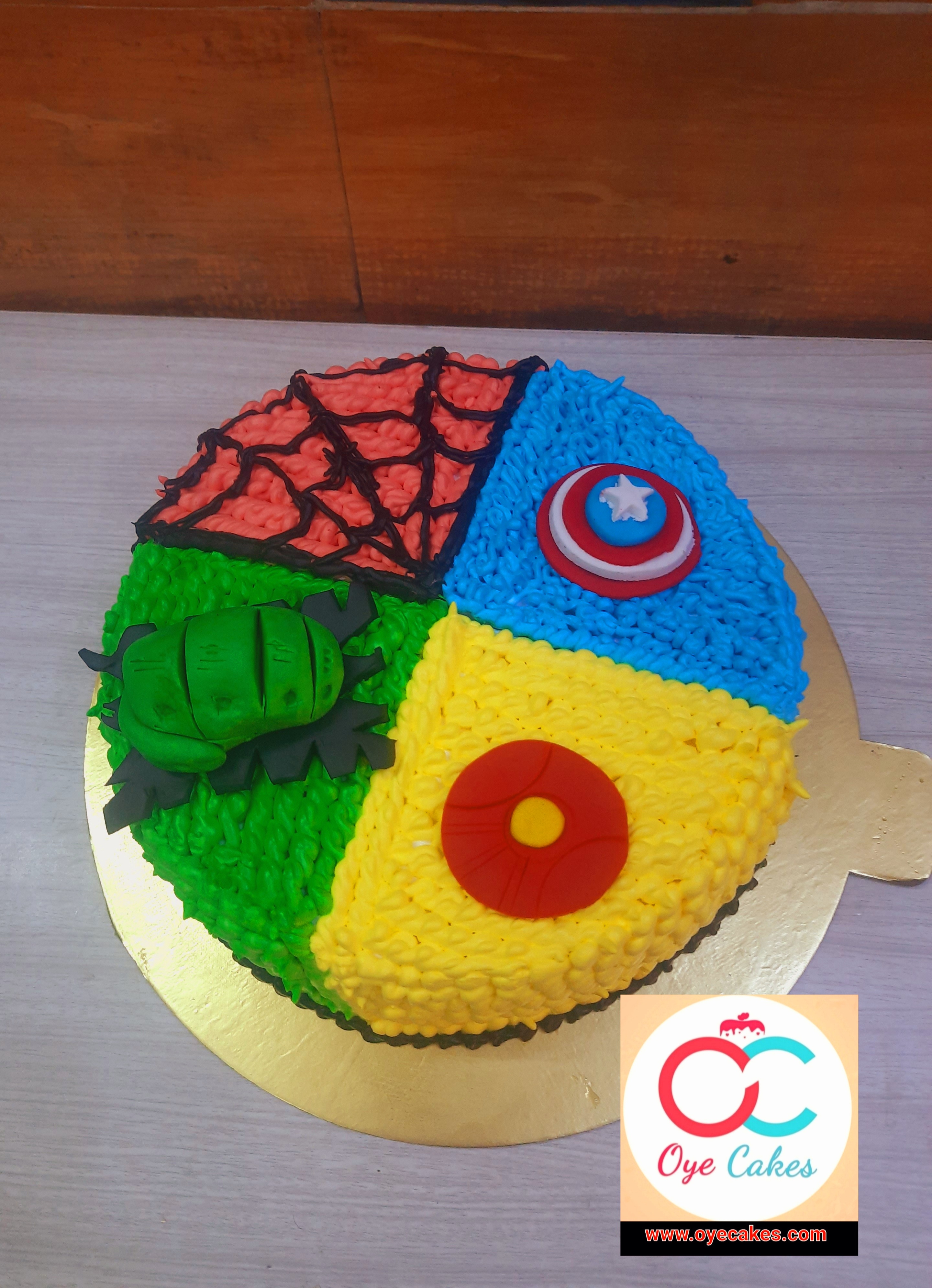 Avengers cake
